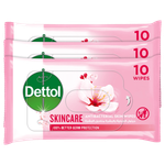 مناديل مضادة للبكتيريا للعناية بالبشرة من ديتول