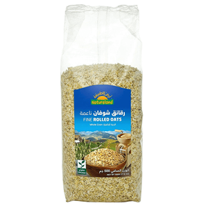 رقائق شوفان ناعمة عضوية من أرض الطبيعة