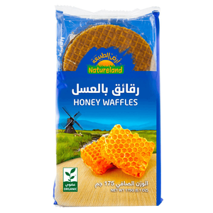 رقائق عضوية بالعسل من أرض الطبيعة