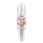 Papco Clear Plastic Cups With Lids