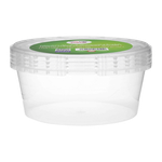 وعاء بلاستيكي شفاف من بابكو