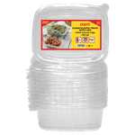 Papco Clear Plastic Bowl With Lid