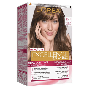 L'Oreal Excellence Dark Ash Blonde Hair Dye - No. 6.1