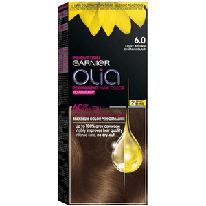 Garnier Olia Light Brown Hair Dye - No. 6.0