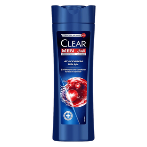 Clear 2 In 1 Anti-Dandruff Style Express Shampoo - Men