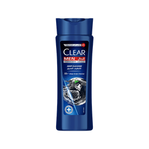 Clear Deep Clean Anti Dandruff Shampoo With Activated Carbon + Menthol For Men