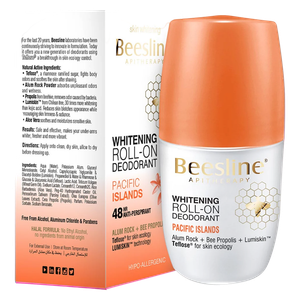 Beesline Pacific Islands Whitening Roll-On Deodorant