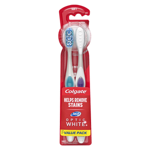 Colgate 360 Optic White Soft Whitening Toothbrush