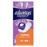 Always Daily Liners Comfort Protect Individually Wrapped 