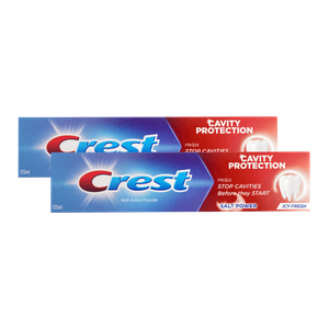 Crest Active Fluoride Salt Power Icy Fresh Toothpaste