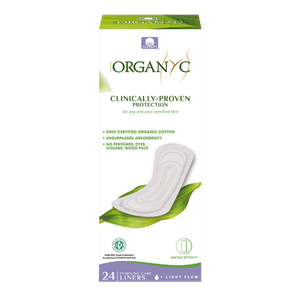Organyc 100% Organic Cotton Flat Pantyliners