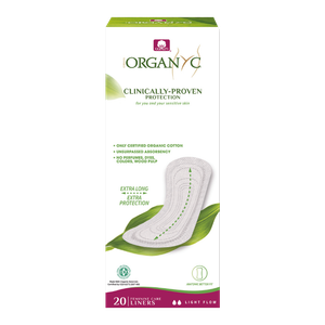 Organyc 100% Organic Cotton Maxi Flat Pantyliners