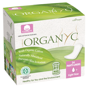 Organyc 100% Organic Cotton Folded Light Flow Pantyliners