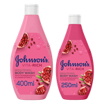Johnson's Vita Rich Body Wash Pomegranate