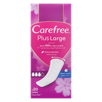 Carefree Pantyliners Plus Large With Fresh Scent