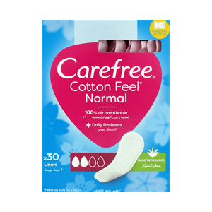 Carefree Pantyliners With Cotton Aloe