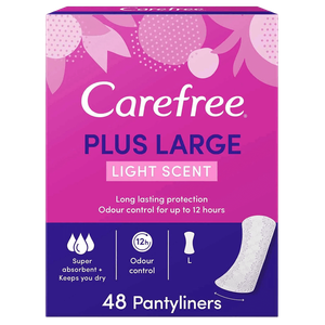 Carefree Light Scent Large Pantyliners