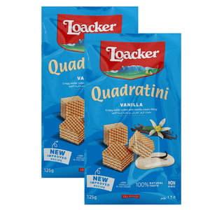 Loacker Vanilla Quadratini Wafer
