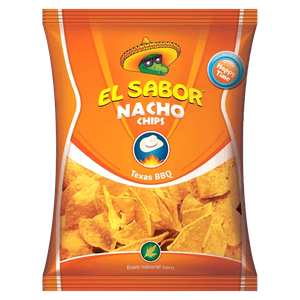 El-Sabor Happy Time Texas BBQ Nacho Chips