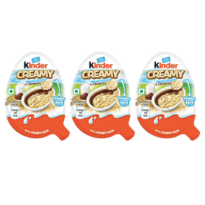 Kinder Creamy Chocolate Egg With Crispy Rice