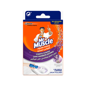 Mr Muscle Lavender Scent Toilet Fresh Discs