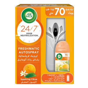 Air Wick Freshmatic Sparkling Citrus Air Freshener Set