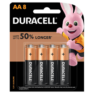 Duracell Type AA 8 Alkaline Batteries