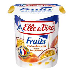 Elle & Vire Peach Greek Yogurt