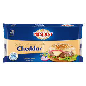 President Burger Cheddar Cheese Slices