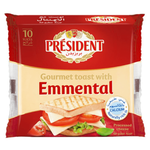 President Toast Emmental Cheese Slices