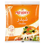 President Shredded Cheddar Cheese