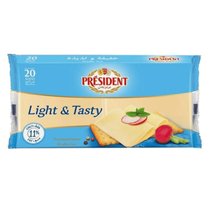 President Light Cheese Slices