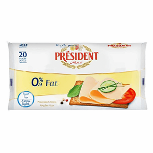 President 0.9% Fat Cheese Slices