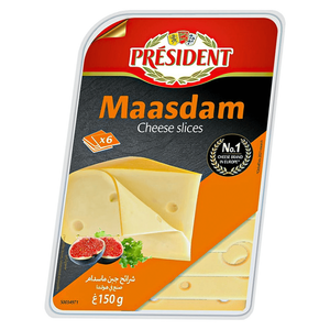 President Maasdam Cheese Slices