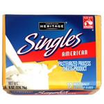 American Heritage Singles American Pasteurized Cheese Slices
