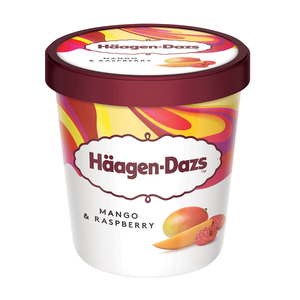 Haagen Dazs Mango & Raspberry Ice Cream