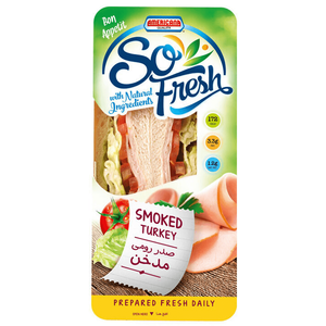 Americana So Fresh Smoked Turkey Sandwich White