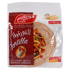 تورتيلا بالدقيق البني من فونتي