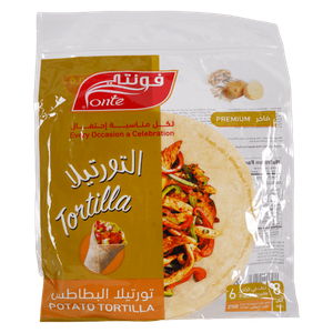 Fonte Potato Tortilla Wraps - 8 inch