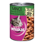 Whiskas Tasty Mince Lamb, Turkey & Vegetable Adult Wet Food