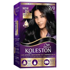 Wella Koleston Black Hair Dye - No. 2/0