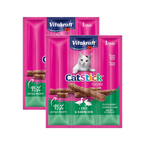 Vitakraft Sticks Classic Mini Duck & Rabbit For Cats