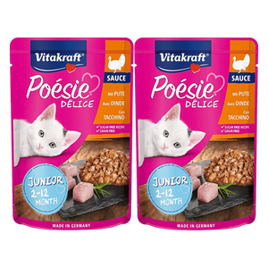 Vitakraft Poésie Délisauce Turkey Wet Food
