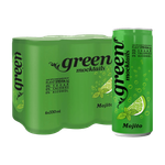 Green Cola Green Mocktail Mojito Drink