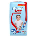 Sanita Bambi Size 5 Pants X-Large Diapers - (12-18 kg)