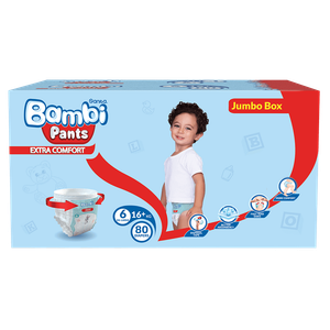 Sanita Bambi Size 6 Pants XX-Large Diapers - (+16 kg)