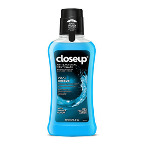 Closeup Anti-Bacterial Cool Breeze Mouthwash