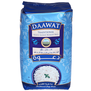 Daawat Traditional White Indian Basmati Rice