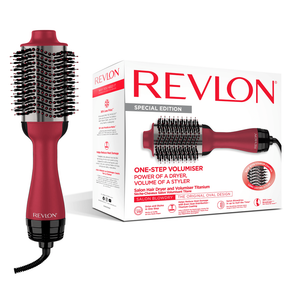 Revlon One-Step Hair Dryer & Volumizer Hot Air Brush - Red