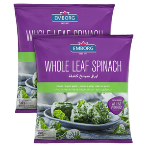 Emborg Frozen Whole Spinach Leaves